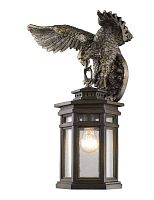 Настенный светильник Guards 1458-1W Favourite уличный IP44 коричневый 1 лампа, плафон белый в стиле классический E27