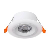Светильник точечный LED Calonge 900912 Eglo белый 1 лампа, основание белое в стиле современный круглый