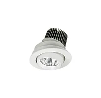 Светильник точечный LED TRULLE 575.1-7W-WT Lucia Tucci белый 1 лампа, основание белое в стиле современный 