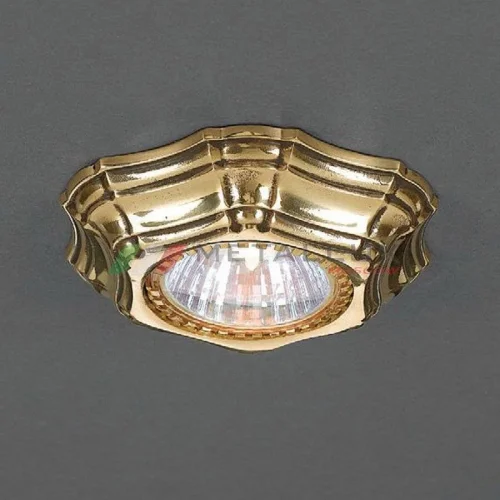 Светильник точечный SPOT 1096 ORO Reccagni Angelo золотой 1 лампа, основание золотое в стиле классический 