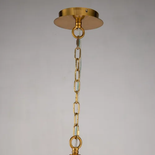 Люстра подвесная Gracilis 2648-9P Favourite прозрачная на 9 ламп, основание латунь в стиле классический современный  фото 3