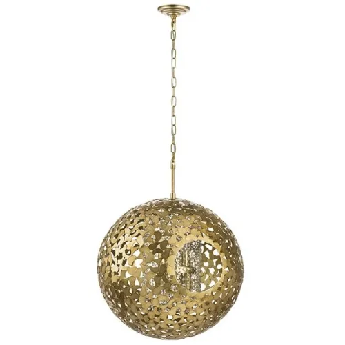 Светильник подвесной Verona 727081 Lightstar золотой 8 ламп, основание золотое в стиле арт-деко 