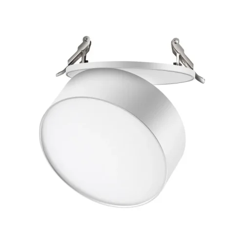 Светильник точечный LED Prometa 358752 Novotech белый 1 лампа, основание белое в стиле современный 