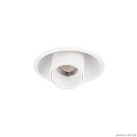 Светильник точечный LED Lens 10322/A White LOFT IT белый 1 лампа, основание белое в стиле современный хай-тек круглый