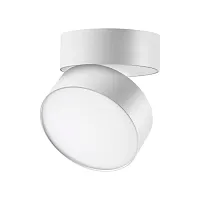 Светильник накладной LED Prometa 358749 Novotech белый 1 лампа, основание белое в стиле современный круглый