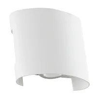 Настенный светильник LED Bosto A3122AL-2WH Arte Lamp уличный IP65 белый 2 лампы, плафон белый в стиле модерн хай-тек LED