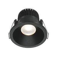 Светильник точечный LED Zoom DL034-01-06W3K-B Maytoni чёрный 1 лампа, основание чёрное в стиле современный 