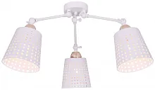 Люстра потолочная Kristiana TL1154-3D Toplight белая на 3 лампы, основание белое в стиле современный 