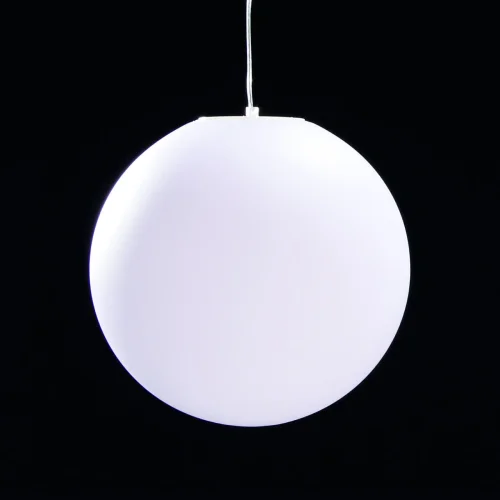 Светильник подвесной EXTERIOR 1397 Mantra белый 1 лампа, основание белое в стиле минимализм современный шар фото 3