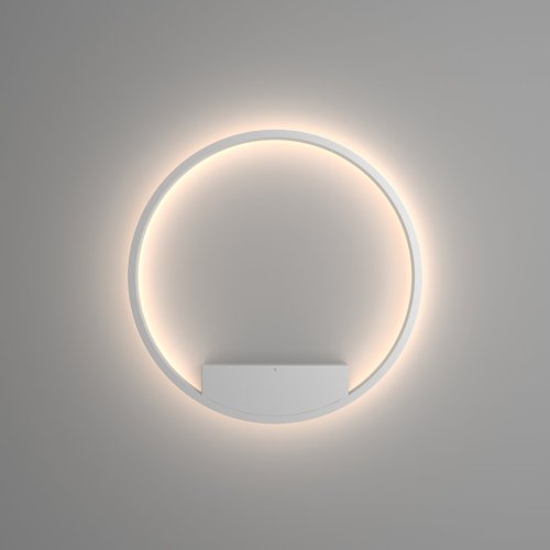 Бра LED Rim MOD058WL-L35WK Maytoni белый на 1 лампа, основание белое в стиле современный минимализм отражённый свет фото 3
