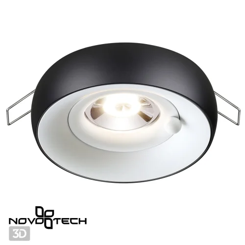 Светильник точечный Water 370798 Novotech чёрный 1 лампа, основание чёрное в стиле современный  фото 4