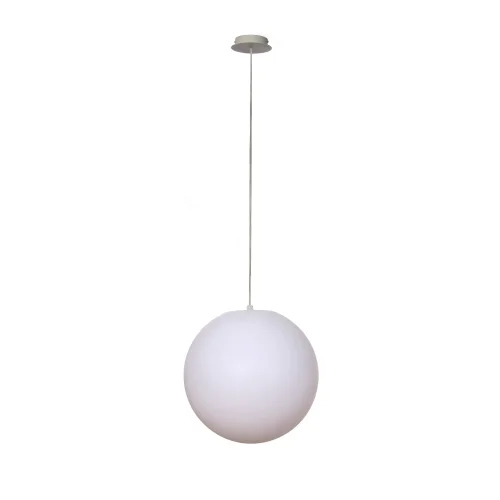 Светильник подвесной EXTERIOR 1397 Mantra белый 1 лампа, основание белое в стиле минимализм современный шар фото 2