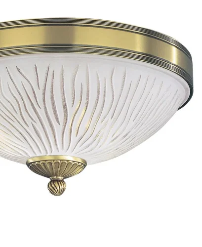 Люстра потолочная  PL 5650/2 Reccagni Angelo белая на 2 лампы, основание античное бронза в стиле классический  фото 2