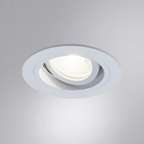 Светильник точечный Tarf A2177PL-1WH Arte Lamp белый 1 лампа, основание белое в стиле современный круглый фото 3