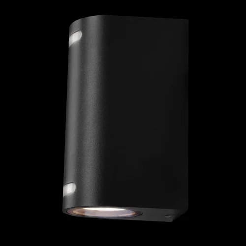 Настенный светильник Stema 100012/B LOFT IT уличный IP54 чёрный 2 лампы, плафон чёрный в стиле современный хай-тек GU10 фото 4