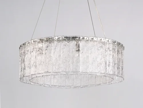 Люстра подвесная 10826+2/S Newport прозрачная на 8 ламп, основание никель в стиле американский современный классический  фото 2