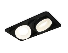 Светильник точечный Techno Spot XC XC7664084 Ambrella light белый 2 лампы, основание чёрное в стиле модерн хай-тек 