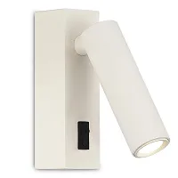 Бра с выключателем LED ST161 ST161.511.05 ST-Luce белый 1 лампа, основание белое в стиле хай-тек современный для чтения