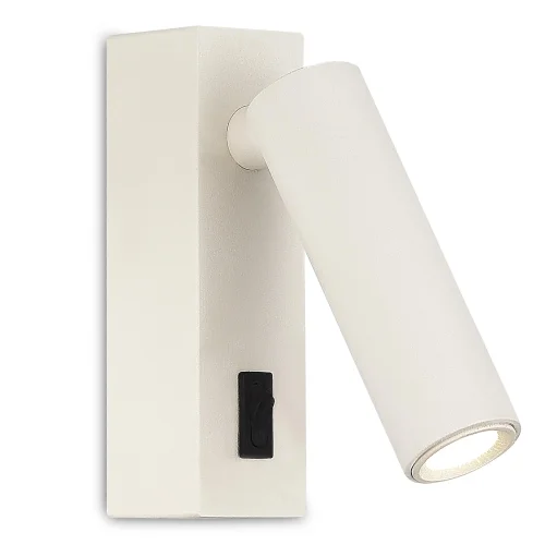 Бра с выключателем LED ST161 ST161.511.05 ST-Luce белый на 1 лампа, основание белое в стиле хай-тек современный для чтения