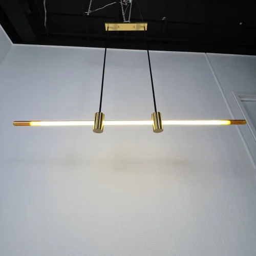 Светильник подвесной LED Nisga 241387-26 ImperiumLoft прозрачный 1 лампа, основание латунь в стиле современный  фото 15