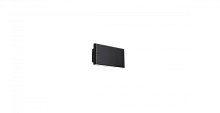 Бра AERO W204 nero LED Lucia Tucci белый 1 лампа, основание чёрное в стиле современный 