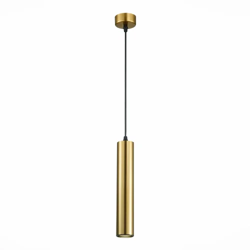 Светильник подвесной St151 ST151.303.01 ST-Luce золотой 1 лампа, основание золотое в стиле современный хай-тек трубочки фото 3