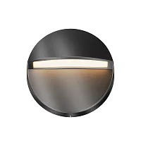 Подсветка для лестниц LED Mane O046SL-L3B3K Maytoni уличный IP54 чёрный 1 лампа, плафон чёрный в стиле хай-тек современный LED