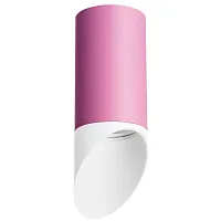 Светильник накладной Rullo R43236 Lightstar розовый 1 лампа, основание розовое в стиле современный круглый