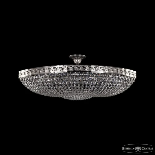 Люстра потолочная 19283/100IV Ni Bohemia Ivele Crystal прозрачная на 14 ламп, основание никель в стиле классический sp