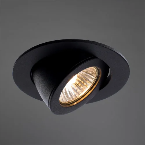 Светильник точечный ACCENTO A4009PL-1BK Arte Lamp чёрный 1 лампа, основание чёрное в стиле современный  фото 2