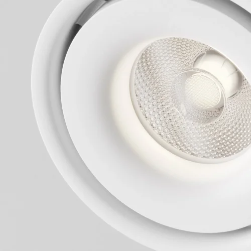 Светильник накладной LED Yin C084CL-15W4K-W Maytoni белый 1 лампа, основание белое в стиле современный круглый фото 4