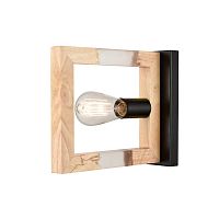 Бра лофт Copeland VL6222W01 Vele Luce бежевый 1 лампа, основание чёрное в стиле лофт 
