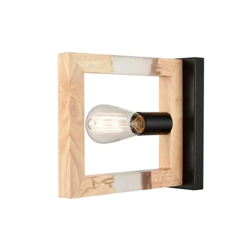 Бра лофт Copeland VL6222W01 Vele Luce бежевый на 1 лампа, основание чёрное в стиле лофт 