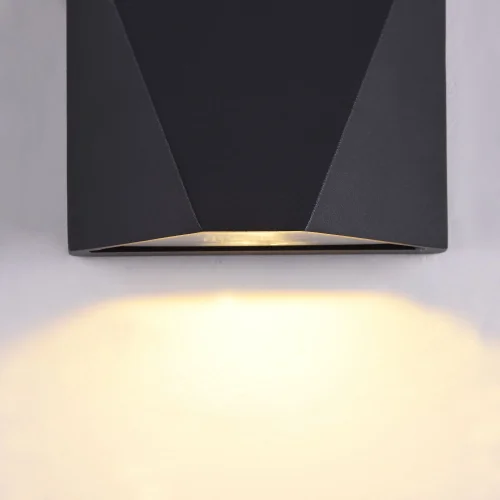 Настенный светильник LED Beekman O577WL-L5B Maytoni уличный IP54 чёрный 1 лампа, плафон чёрный в стиле современный LED фото 3