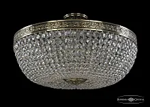 Люстра потолочная хрустальная 19151/60IV GB Bohemia Ivele Crystal прозрачная на 10 ламп, основание золотое в стиле классический sp