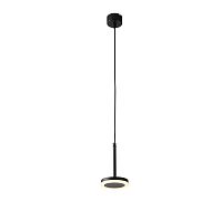 Светильник подвесной LED Ciamella ST104.403.06 ST-Luce белый чёрный 1 лампа, основание чёрное в стиле хай-тек 