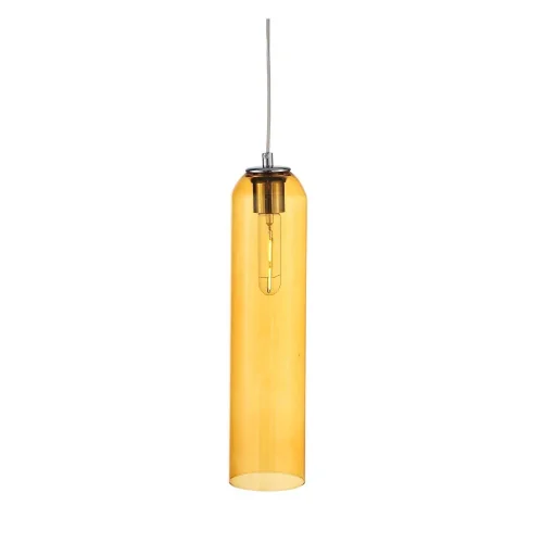 Светильник подвесной Callana SL1145.193.01 ST-Luce янтарный 1 лампа, основание хром в стиле современный  фото 2