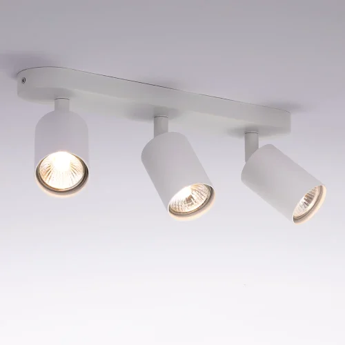 Спот с 3 лампами Aquarius A3226PL-3WH Arte Lamp белый GU10 в стиле современный минимализм  фото 2