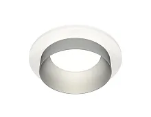 Светильник точечный Techno spot XC6512023 Ambrella light серебряный 1 лампа, основание белое в стиле модерн хай-тек круглый