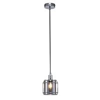 Светильник подвесной Midland 10188/1S Chrome Escada серый чёрный 1 лампа, основание хром в стиле лофт 