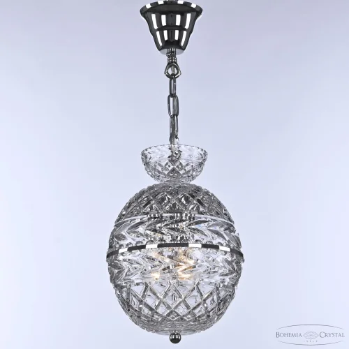 Светильник подвесной 5480/20 Ni Clear/M-1F Bohemia Ivele Crystal прозрачный 3 лампы, основание никель в стиле классический  фото 5