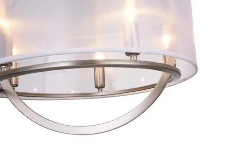 Люстра подвесная Effe 441 VL4135L05 Vele Luce серая на 5 ламп, основание матовое никель в стиле классический  фото 2
