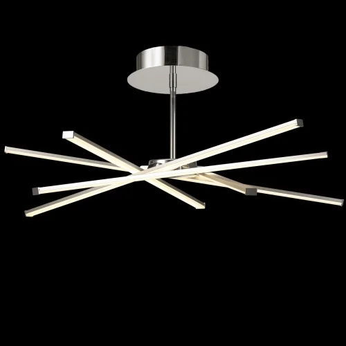 Люстра потолочная AIRE LED 6030 Mantra серебряная хром на 1 лампа, основание серебряное хром в стиле хай-тек  фото 2