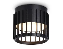 Светильник накладной TN71155 Ambrella light чёрный 1 лампа, основание чёрное в стиле современный хай-тек круглый