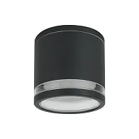 Накладной светильник Nunki A1910PF-1BK Arte Lamp уличный IP65 чёрный 1 лампа, плафон чёрный в стиле современный GX53