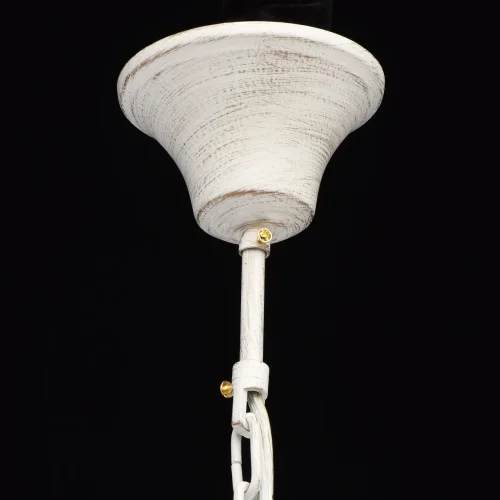 Люстра подвесная Аврора 371012605 MW-Light без плафона на 5 ламп, основание белое патина в стиле классика  фото 4