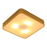 Светильник потолочный Cosmopolitan A7210PL-3GO Arte Lamp белый 3 лампы, основание золотое в стиле современный 