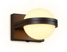 Бра с выключателем LED Wallers Wall FW558 Ambrella light белый 1 лампа, основание коричневое в стиле хай-тек современный 