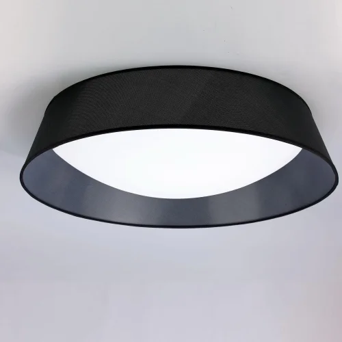 Люстра потолочная NORDICA 4967E Mantra белая чёрная на 9 ламп, основание чёрное в стиле современный  фото 2