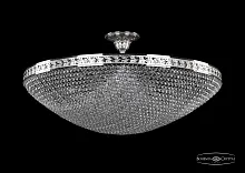 Люстра потолочная хрустальная 19321/80IV Ni Bohemia Ivele Crystal прозрачная на 16 ламп, основание никель в стиле классический sp